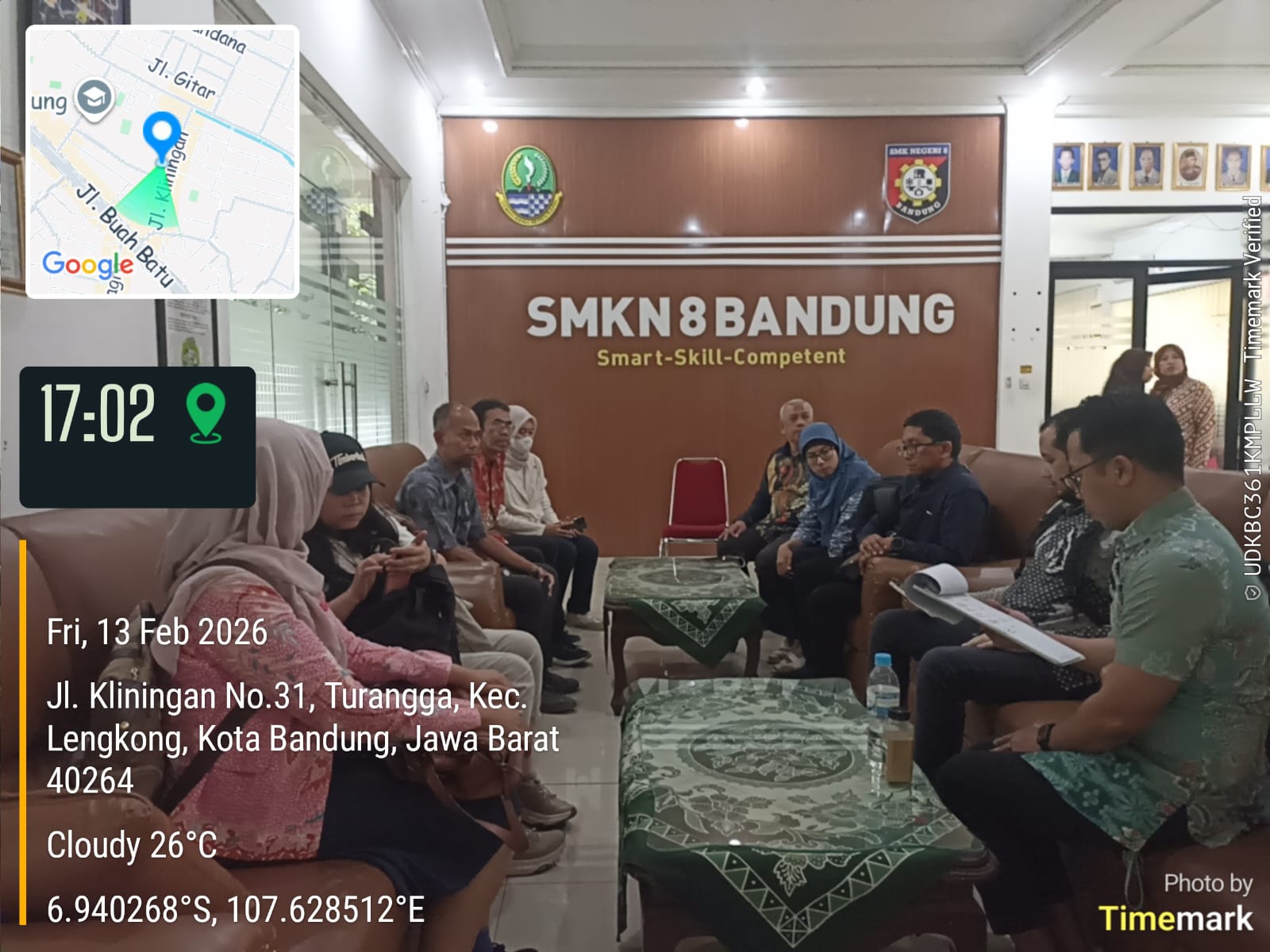 Koordinasi Proyek SMKN 8 Bandung