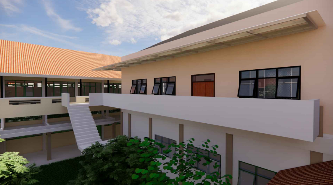 Konsep Desain Gedung SMKN 8 Bandung